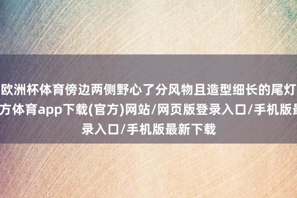 歐洲杯體育傍邊兩側野心了分風物且造型細長的尾燈-世博官方體育app下載(官方)網站/網頁版登錄入口/手機版最新下載