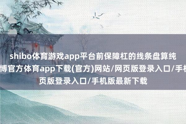shibo體育游戲app平臺前保障杠的線條盤算純粹而緊湊-世博官方體育app下載(官方)網站/網頁版登錄入口/手機版最新下載