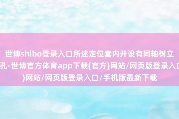 世博shibo登錄入口所述定位套內開設有同軸樹立的定位凹臺和螺紋孔-世博官方體育app下載(官方)網站/網頁版登錄入口/手機版最新下載